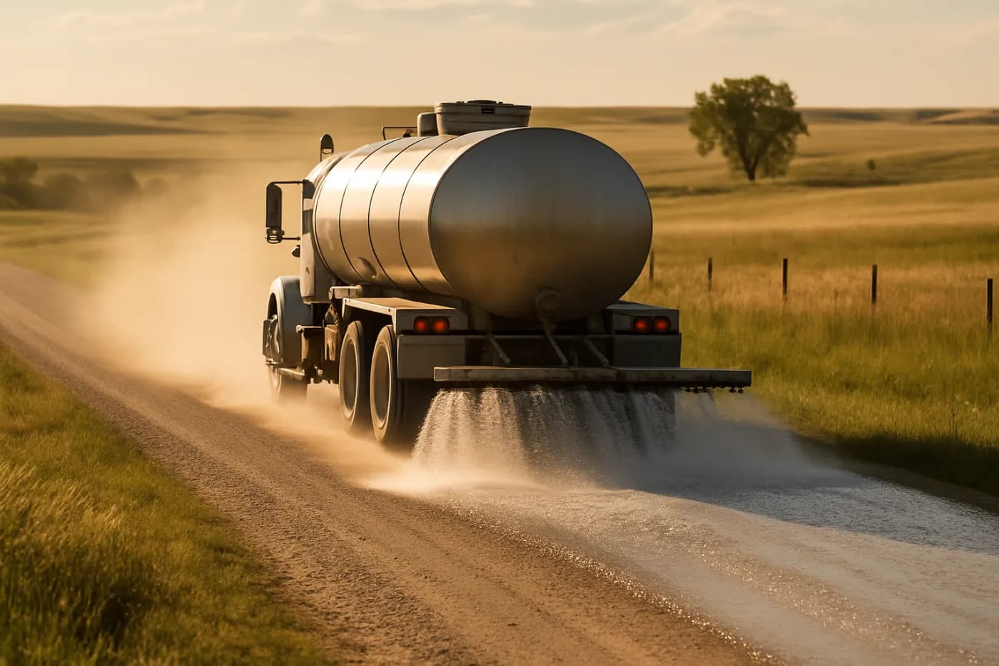 Magnesium chloride for gravel-road dust control, Canada