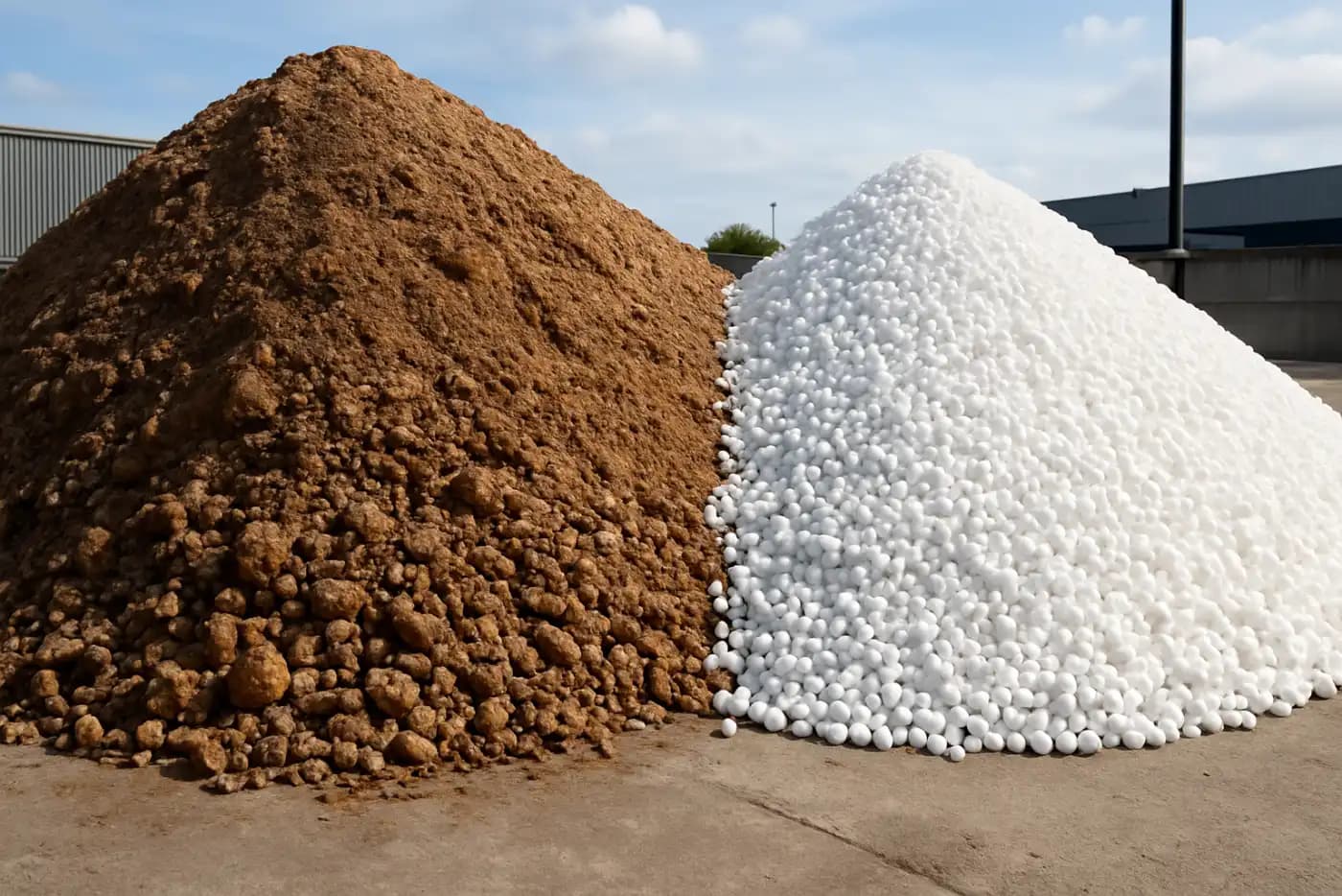Bulk rock salt versus calcium chloride de-icer, Canada