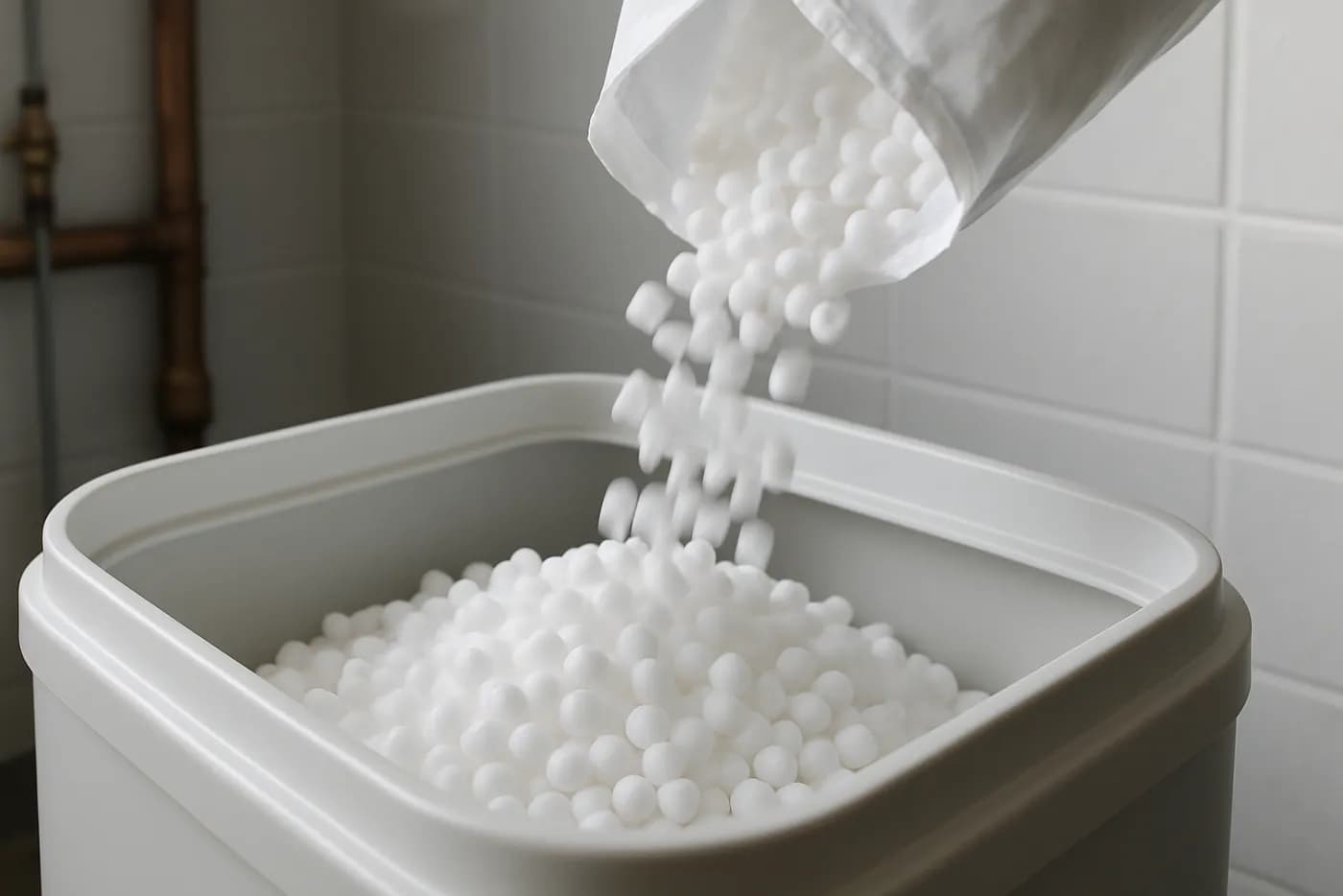 Sodium chloride softener salt grades, Canada