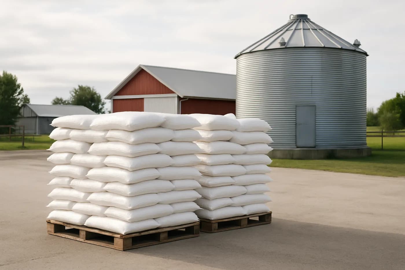 Bagged chloride and traction products for agriculture, Canada
