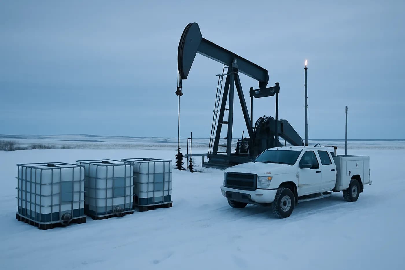 Bulk chloride supply depot for oil and gas operations, Canada