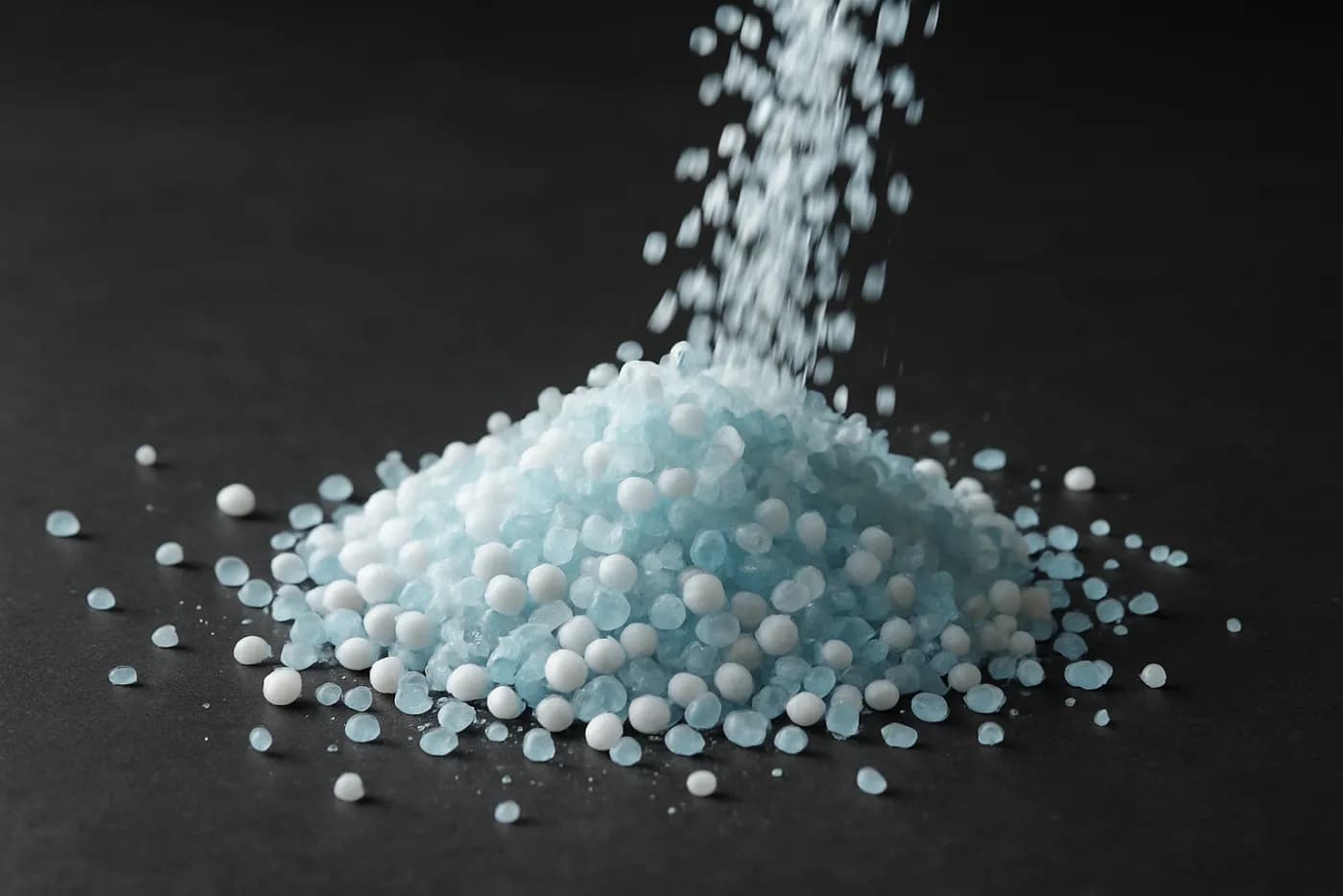 Commercial ice melt blend granules, Canada