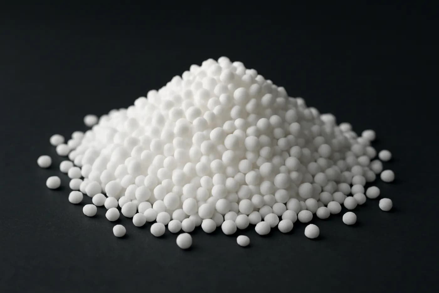 Bagged chloride product at a supply depot, Canada